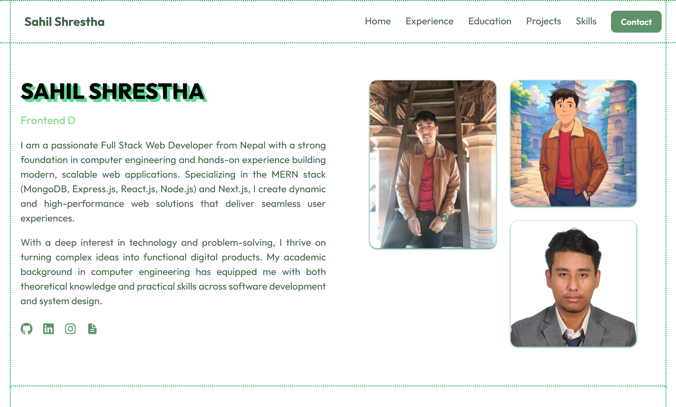Sahil Shrestha | Full Stack Developer Portfolio